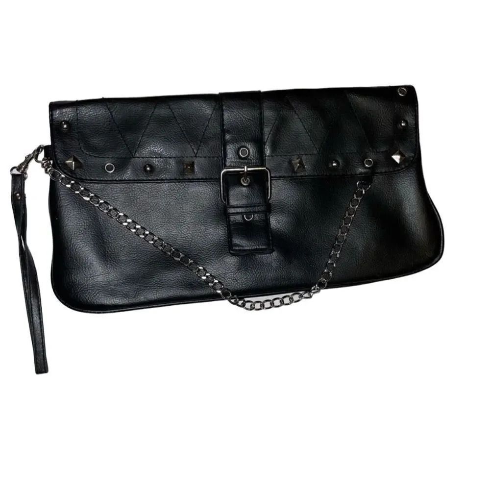 Black Chain Wristlet